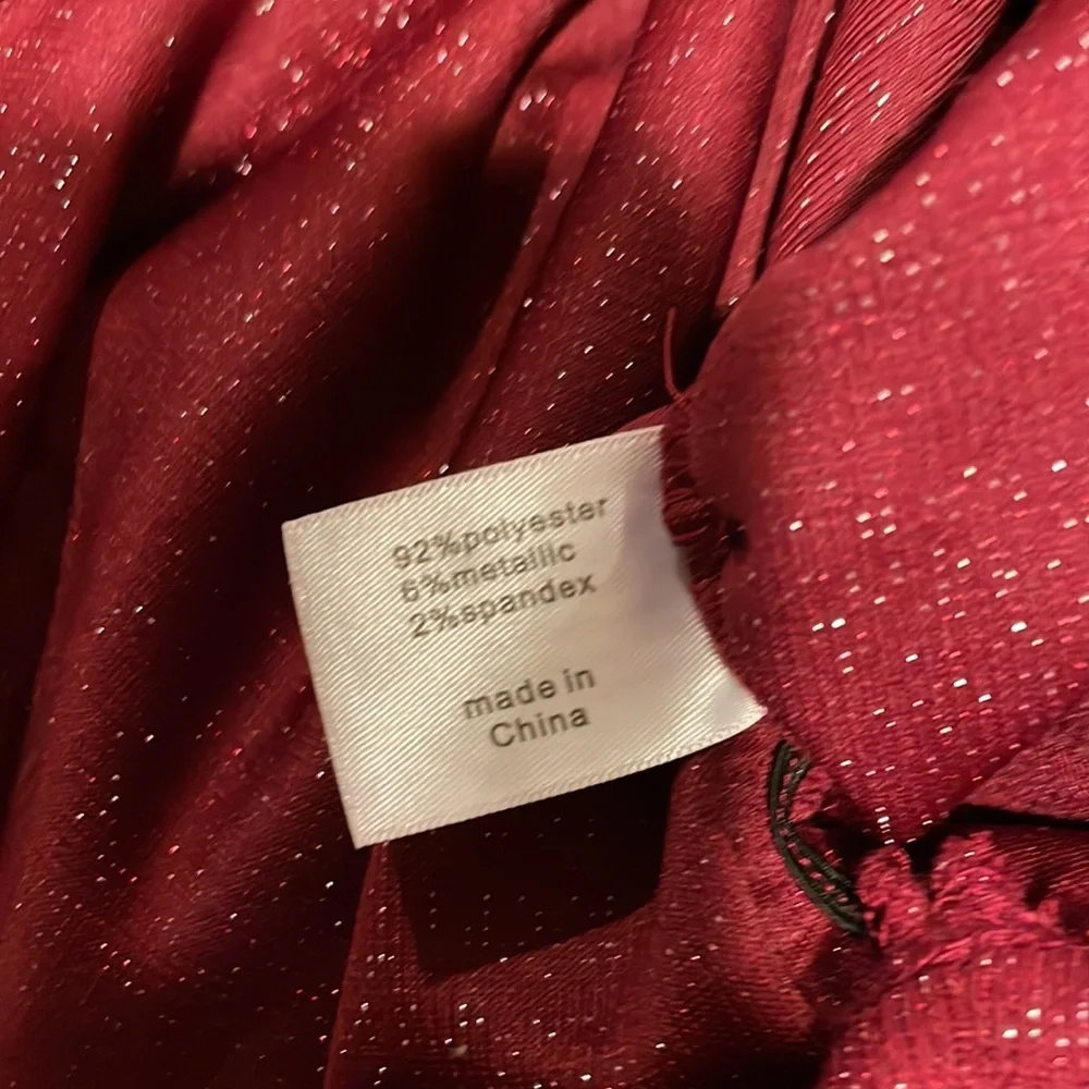 NWOT Lane Bryant holiday shimmer blouse​ - Picture 7 of 8